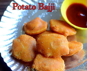 Potato Bajji | Aloo Pakora - Urulaikizhangu Bajji Recipe