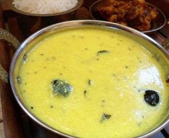 Maharashtrian Kadhi | Simple Yogurt Curry | Gravy for Rice