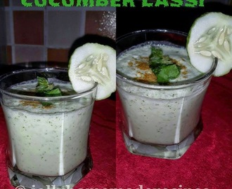 Cucumber Lassi Recipe, How to make Salted Cucumber Lassi