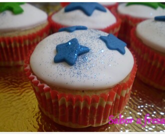 Cupcakes navideños para la noche de Reyes (y reto para el 2013)