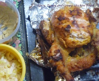 Spicy, Tangy and Crispy Roasted Chicken