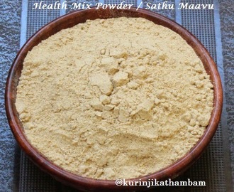 Homemade Health Mix Powder / Sathu Maavu