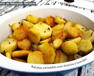 Batatas salteadas com alecrim e tomilho