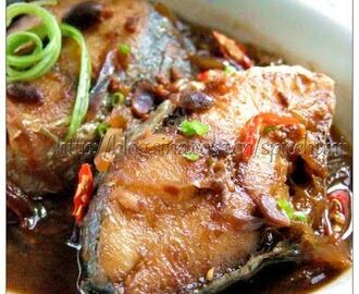 A taste of memories -- Echo&#x27;s Kitchen: Ikan Masak Taucu (Spanish Mackerel in Fermented So... | Mackerel recipes, Asian recipes, Mackeral recipes