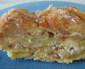 Torta de maçã em camadas da Rosiane