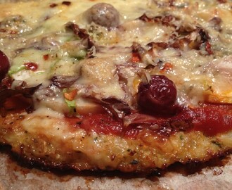 Croûte de pizza au chou-fleur