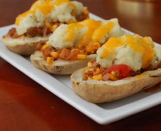 Makeover Mexican-Style Loaded Baked Potatoes