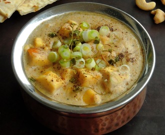 Paneer Kalimirch/Punjabi Paneer Subzi/Cottage Cheese in Black Pepper Gravy