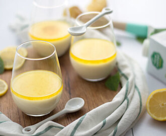 Panna cotta met yoghurt en citroen