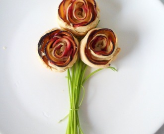 Apple roses| puff pastry rolled with slices of apple |party special |easy snack |kids friendly recipe |snack box idea