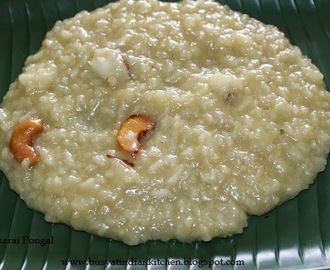 Sakkarai Pongal (Sweet Pongal)