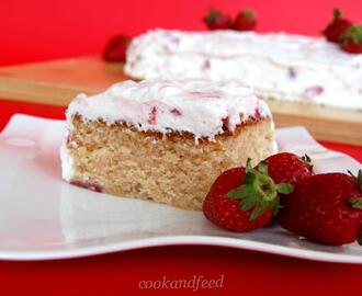 κέικ με φράουλες/Strawberry Cake