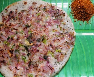 Onion Uthappam Recipe / South Indian Breakfast Recipes