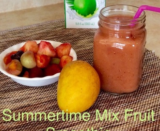 Summertime Mix Fruit Smoothie
