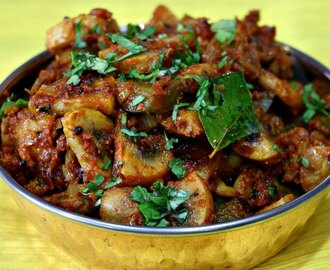 Mushroom Masala - Indian Recipe Under 20 mins