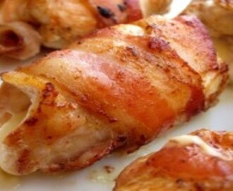 Peito de frango Recheado com Bacon Presunto e Queijo