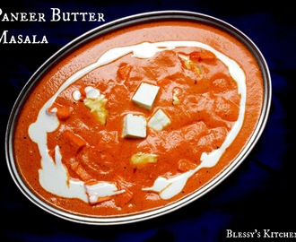 Butter Paneer Masala/ Paneer Butter Masala/ Paneer Makkan Wala/ Buttery Cottage Cheese Curry/ Ricotta Cubes Curry