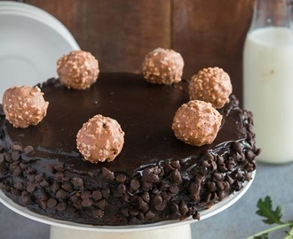 Ultimate Eggless chocolate cake