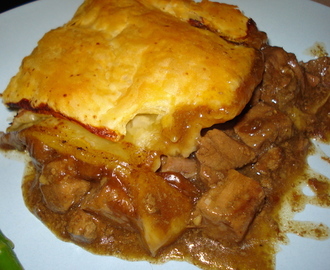 Steak and Kidney Pie With Guinness