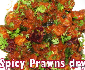 Spicy prawns dry recipe