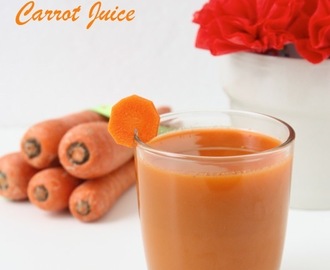 Carrot Juice | Carrot Ginger Juice | Summer Drinks