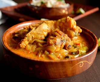 Nadan Chicken Curry - Kerala Style without coconut