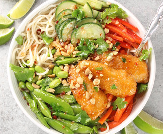 Thai Fish Noodle Bowl