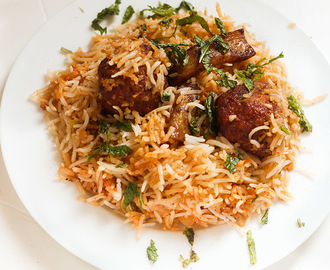 Pakistani Kofta Biryani Recipe, Meatball Biryani