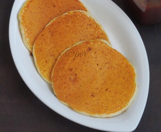 Eggless Chocolate Chips Pancakes with Instant Pancake Mix