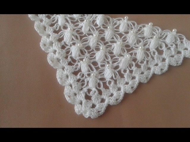 crochet chal shawl  with subtitles in several lenguage