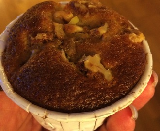 Muffins med epler og vaniljekrem