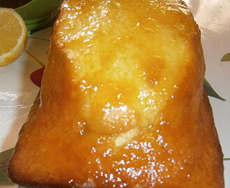 cake au citron facile glaçage confiture de mirabelles de Christophe Felder