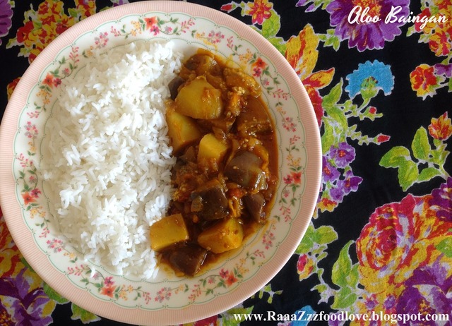 Baingan Aloo ki Sabzi | Eggplant with Potatoes