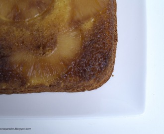 Bizcocho de piña invertido (Pineapple upside down cake)