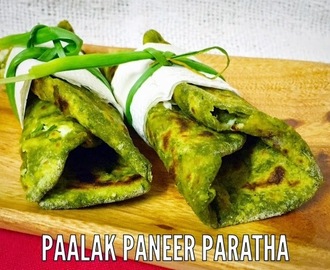 Paalak Paneer Paratha