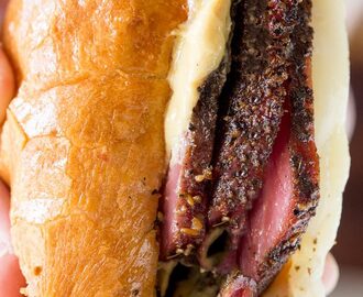 Slow Cooker Pastrami Sandwiches