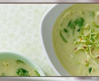 Suppe med nykål og kokosmelk