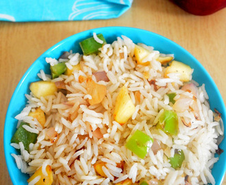 Apple Fried Rice Recipe - How to make Apple Fried Rice