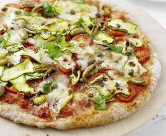 uma pizza super-saudável para o dia da criança