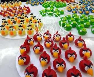 Docinhos Modelados Angry Birds