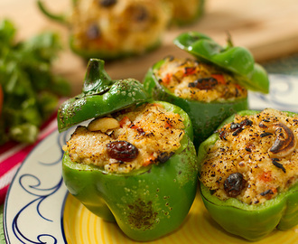 Paneer Stuffed Capsicum – Cottage Cheese Stuffed Bell Peppers