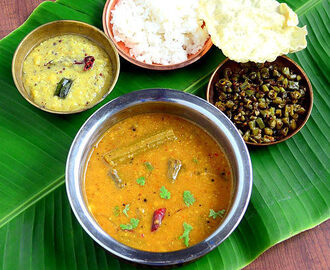 Varutharacha Sambar Recipe (Kerala style) – Onam Sadya Sambar Recipe