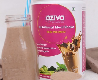 Kiwi Banana Milkshake And A Review Of OZIVA Nutritional Meal Shake