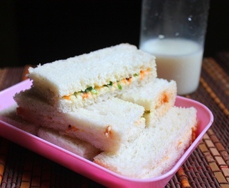 Veg Finger Sandwich Recipe - Veg Tea Sandwich Recipe