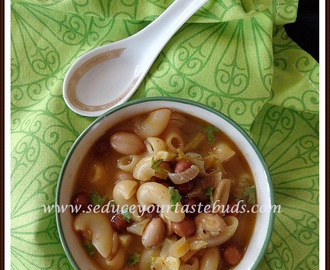 Bean and pasta soup