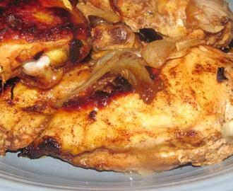 Paprika Roast Chicken With Sweet Onion