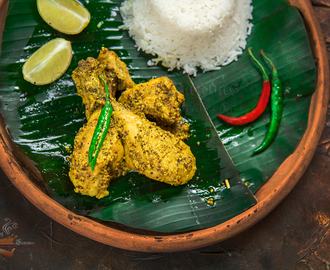Shorshe Murgi | Bengali Shorshe Chicken | Chicken in Curried Mustard Sauce