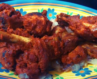 Spicy Chicken Tandoori - without Oven ( Direct Gas )