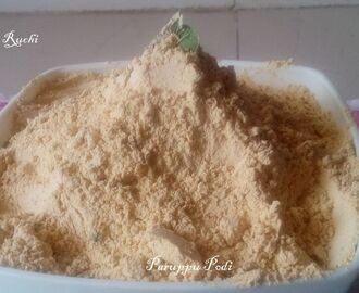 Paruppu Podi/Lentils Spice Powder