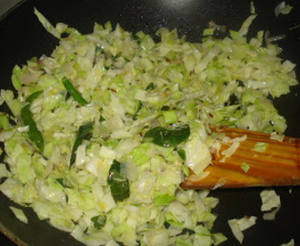 Cabbage Poriyal